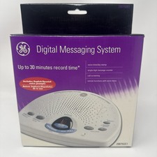 GE Digital Messaging System Answering Machine 29875GE1 English/Spanish 30 Mins
