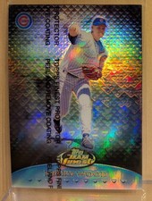 1999 Topps Finest TEAM BLUE REFRACTOR #11 Kerry Wood Cubs RARE PARALLEL /150