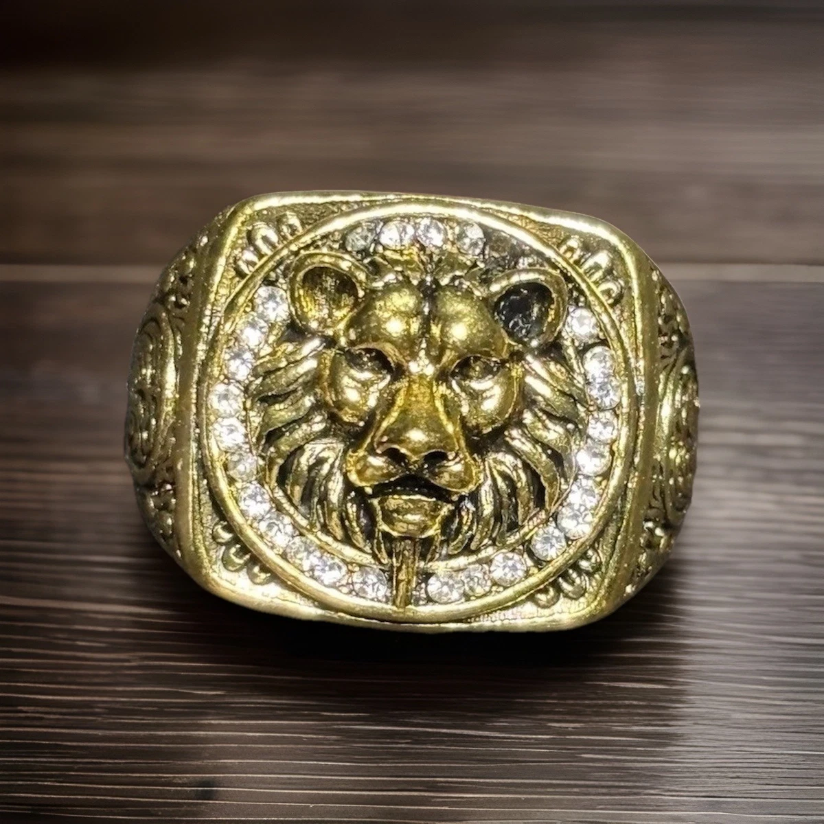 Gold Lion Ring In Fashion Rings for sale - eBay