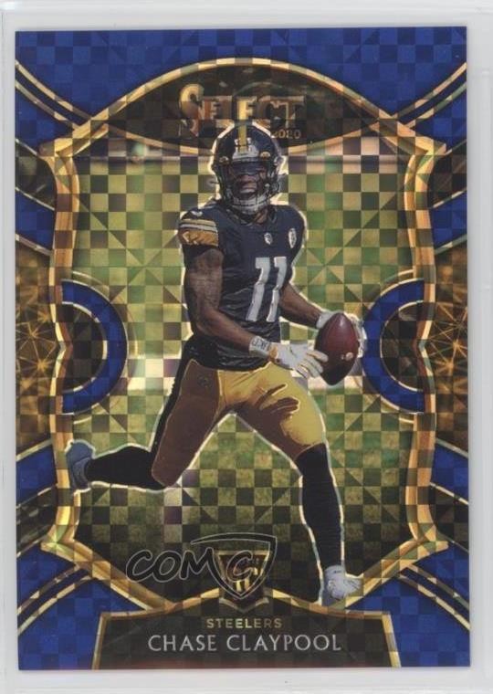 2020 Panini Select Concourse Blue Prizm 77/175 Chase Claypool #70 1u6