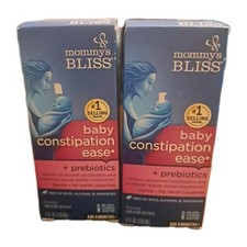 Mommy's Bliss Baby Constipation Ease + Prebiotics, 4 fl oz 2-PACK Exp 2026