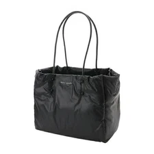 m1201 kate spade New York Nylon Tote Bag Black Large Adjustable Handle Excellen