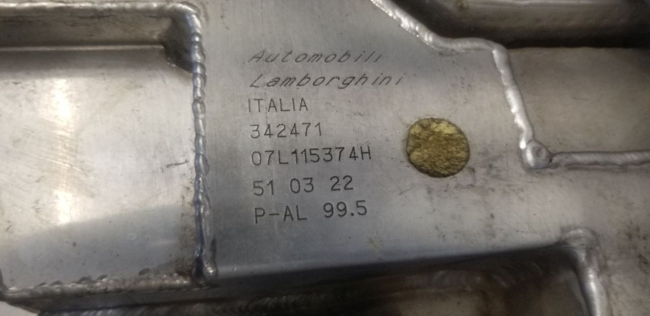 Lamborghini Gallardo 2004 Dry sump oil tank P/N 07L115374H
