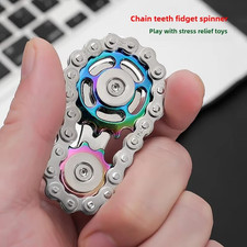 Metal Fidget Spinner Gears Desk Toy Stress Relief Hand Spinner Adult Decor