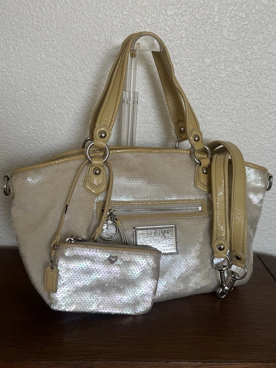Coach Poppy Sequin Satchel/Top Handle Bag Handbags & Bags for