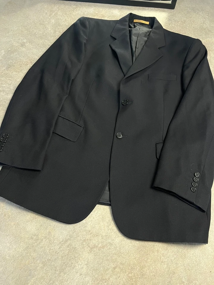 Authentic Vintage Yves Saint Laurent Black Suit - Image 4 of 4
