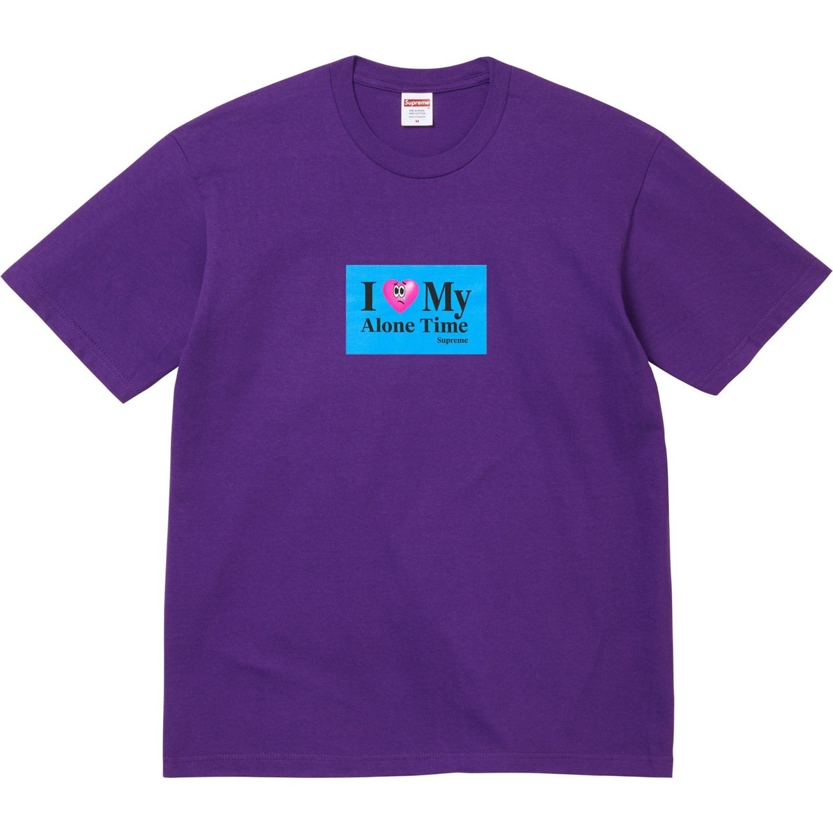 supreme アンタイロンT 青　Ｌサイズ Supreme Alone Time Tee Purple Brown Black White Blue 5colors 26SS