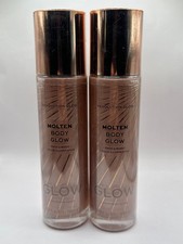 2 Makeup Revolution Molten Body Glow Rose Gold Face Body Liquid Illuminator NEW