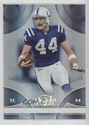 2008 Donruss Threads Silver Century Proof 61/100 Dallas Clark #60 e6p