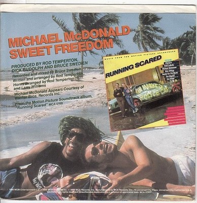 美盤レア12inch Love Ballad/Freddie Mac Michael McDonald – Sweet Freedom / The Freedom Eights 7