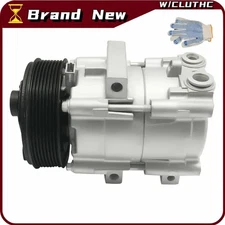 A/C Compressor W/ Clutch Fits 1999-2001 F250/F350/F450/F550 Super Duty CO 35112C