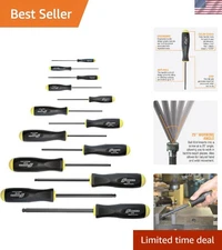 Versatile 13-Pc Balldriver Screwdriver Set with ProGuard and Comfort Grip Design