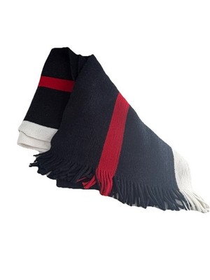 Tommy Hilfiger MEN'S Blue, White, and Red Striped Scarf One Size NWT