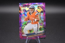 2025 Panini Prizm - Rookies RJ Harvey #303 Purple Ice Prizm /225 (RC) Broncos