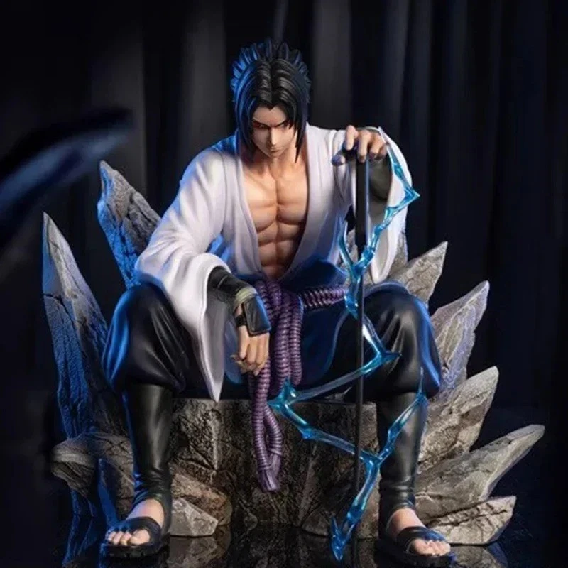 Naruto Sasuke Uchiha Figur 20 cm PVC-Modell Actionfigur Shippuden Sammler