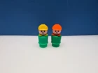 Vintage Fisher-Price Little People Rare HTF Whoops Construction Workers EUC