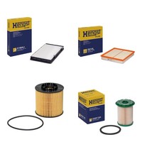 Hengst FILTER-PAKET SET Passend FüR Renault Trafic 2 Opel Vivaro A / Dci DTI