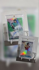 Yusei Kikuchi Bowman Best Autograph Card & Kazuo Matsui Jersey Card Set, MLB,