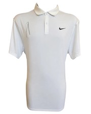 JANNIK SINNER SIGNED WHITE NIKE TENNIS POLO SHIRT (ACG CERT AG19133)