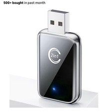 CZOCPOS Wireless Carplay Adapter for iPhone, Convert Wired Carplay to Wireless,