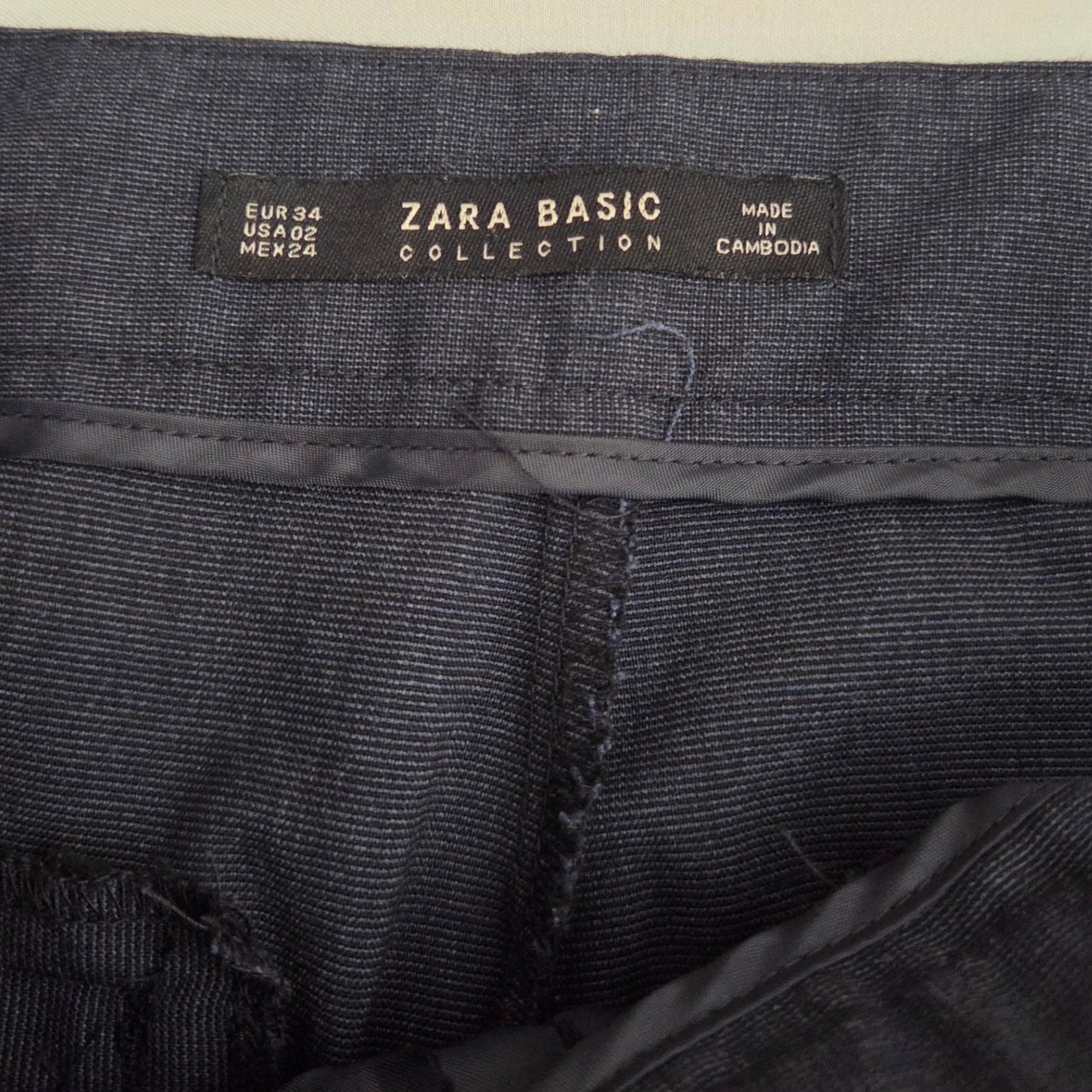 Zara Basic Collection Gray Career Office Dress Pa… - image 4