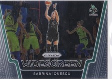 SABRINA IONESCU New York Liberty WNBA Widescreen Basketball Card 2021 PRIZM 