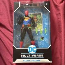 BATMAN SUPERMAN FUSION Platinum Chase McFarlane DC Multiverse. New