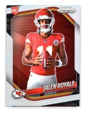 2025 Panini Prizm Jalen Royals #419 Silver Kansas City Chiefs