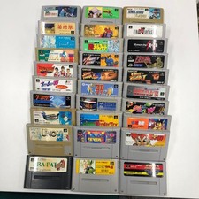 Nintendo Super Famicom Game Software 60 Pack Lot Japan Bundle  SFC Set
