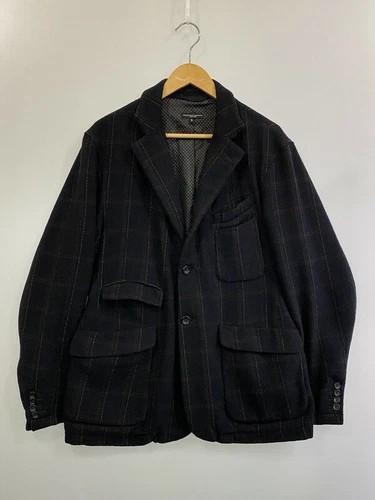 Engineered Garments Checked Jacket Dark Navy Men’… - image 1