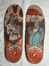 GUY MARIANO FOOTPRINT ORTHOTIC IMPACT ABSORBING SKATEBOARD INSOLES MENS 11/11.5