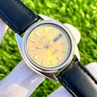 Vintage Seiko 5 Golden Sunburst Dial Automatic Japan Made Men’s Watch 7009-3041