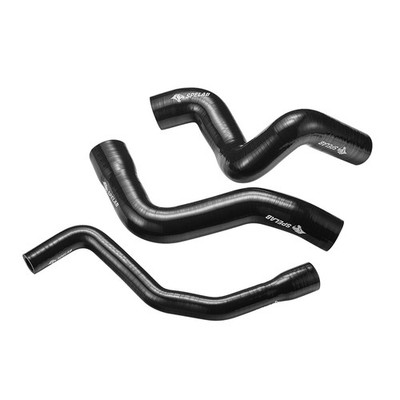 Black Silicone Radiator Coolant Hoses Kit Fits For 88-93 BMW E30 325 325i 6CY