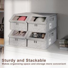 4 PCS Hat Organizer for Baseball Caps, Multi Functional Storage Box US STOCK