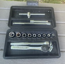 Vintage Usa Craftsman 14 Drive Sae Socket Set - Excellent Complete Vintage Usa Craftsman 14 Drive Sae Socket Set - Excellent Complete