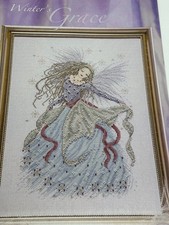 Joan Elliott Winter's Grace Cross Stitch Chart Fantasy Angel Magazine Pages