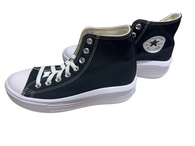 Converse Women's CTAS Move HI Black Natural Ivory White 568497C US 8W