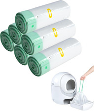 120 Count Cat Litter Box Liners for Automatic Cat Litter Box and Litter Box Robo