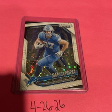 2025 Panini Prizm Football - Sam LaPorta #122 White Disco Prizm
