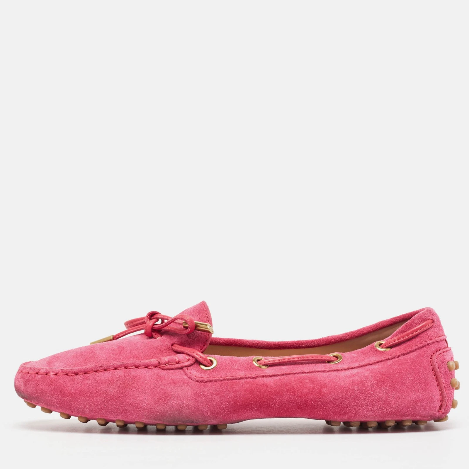 TOD’S Mocassini slip on Tod's in camoscio rosa taglia 37