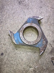 2 Stück HSS Hobelmesser Lurem RD260 mit 4 Bohrungen 260x25x3mm