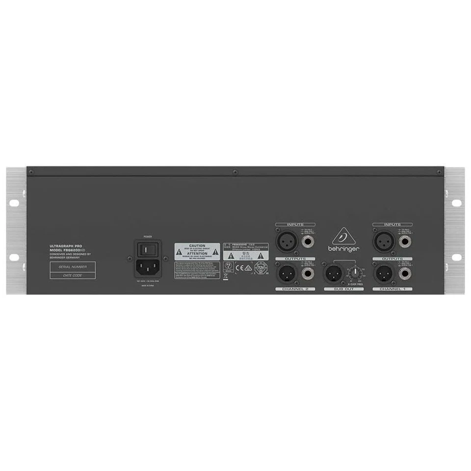 Behringer FBQ6200HD 31-Band Stereo Graphic EQ Japan New - Image 4 of 4