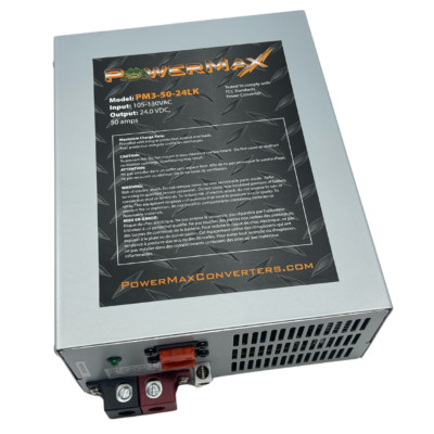 PowerMax 50AMP 24V Power Converter 3 Stage Auto Smart Charger