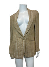 Nwt Forte_forte Herringbone Blazer In Ambra Size 1/s