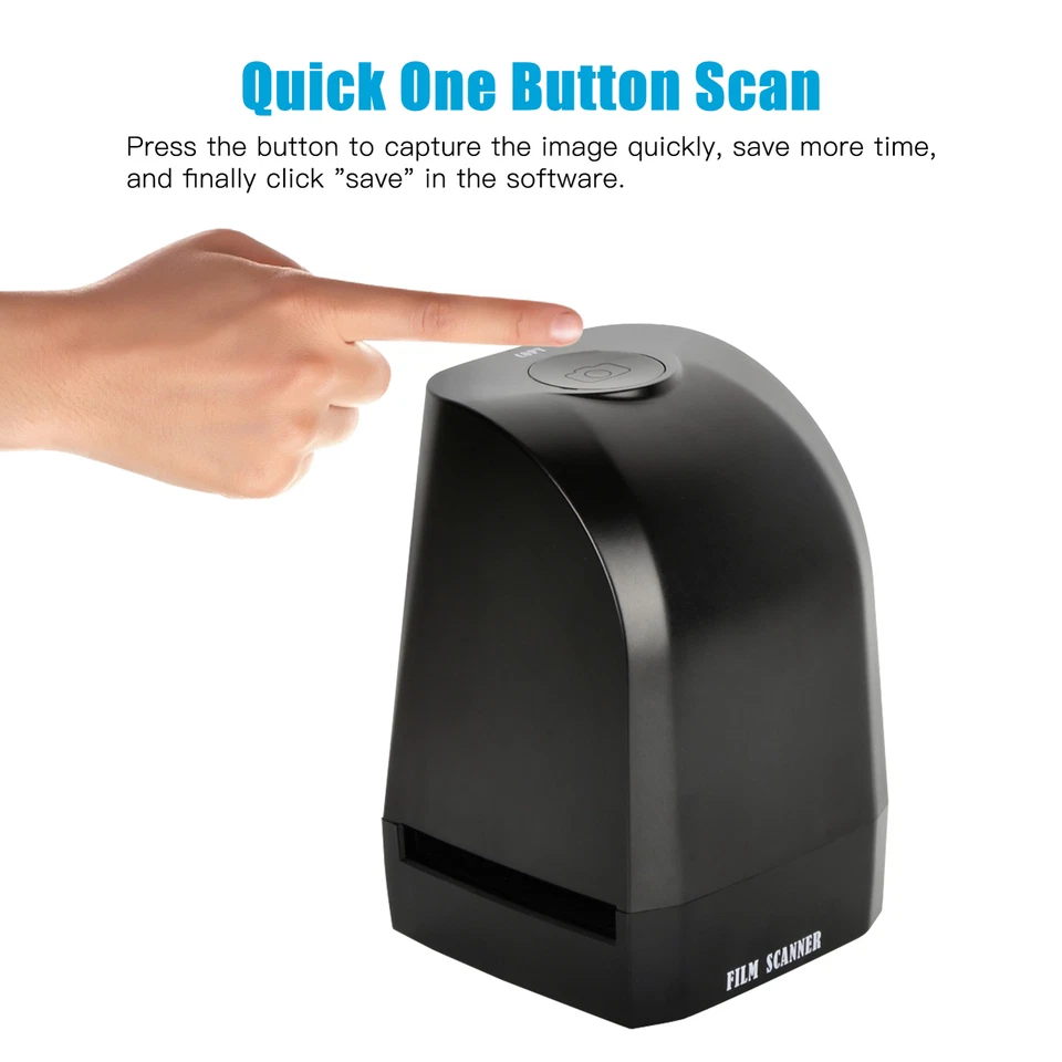 8MP 35mm/135mm Slide Negative 135 Film Scanner CMOS Digital JPEG Photo Converter - Image 4 of 4