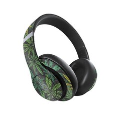 MightySkins Glossy Glitter Skin Compatible with Beats Studio Pro - Cannabis C...