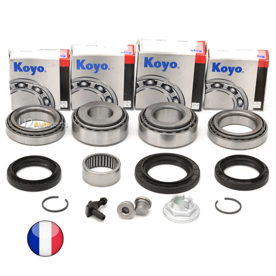 U2AUTOPARTS Pont Avant Porsche Cayenne 02-10 Kit Rép. Roulement Différentiel Avant