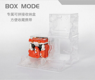 52TOYS Transforming Toy Beast Box Iron Hand Red Crab Action Figure