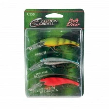 Cotton Cordell Wally Diver 3-Piece Variety Pack Bass and Walleye Fishing Lure