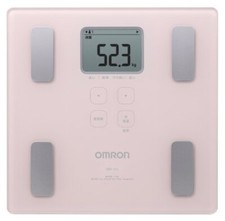 Omron medidor de composición de peso corporal escaneo rosa HBF-214-PKNEW